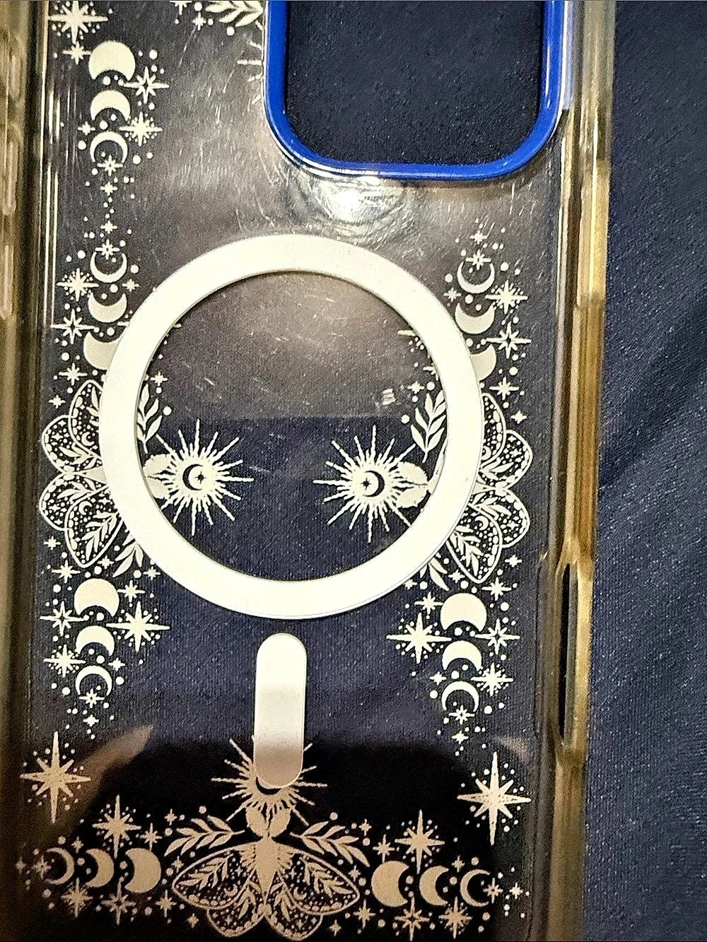 POPSOCKETS Celestial Butterfly Phone Case Cobalt Blue